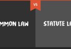 Common Law v Statute Rules/Policy
